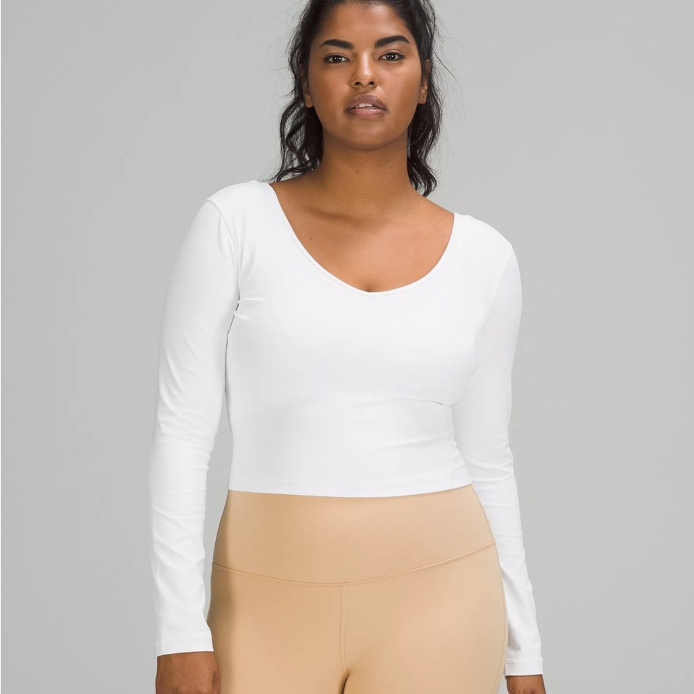 lululemon Align™ Long Sleeve Shirt White Size 6